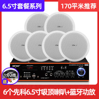 SAST/先科 WY18 无线背景音乐系统 吸顶喇叭音响套装+蓝牙分区功放+6.5寸吸顶喇叭 蓝牙分区功放+6个6.5寸吸顶喇叭