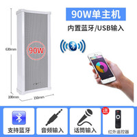 先科(SAST)户外无线蓝牙防水音柱室外挂墙音箱超市壁挂式音响商场公共广播店铺门店头餐厅背景音乐喇叭 有源90W音柱主箱