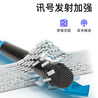 先科（SAST） OK79一拖四专业无线话筒会议舞台卡拉OK麦克风家用多媒体麦克风 一拖四