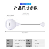 先科(SAST) 天花吊球音响蓝牙功放套装背景音乐奶茶店餐厅咖啡厅超市室内商店铺用音箱吊顶吸顶装喇叭 180W功放+吊球*6 黑色吊球