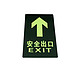 神龙 消防安全出口直行贴纸 指示地贴 疏散标示指示牌 直行安全出口