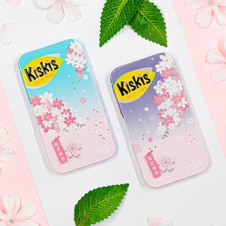 KisKis 酷滋 无糖薄荷糖 樱花味组合装 36g（樱花梦幻紫色1盒+樱花梦幻蓝色1盒）