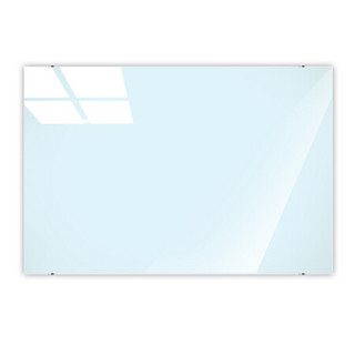 KUAIDUOXIAOWU 快朵小屋 壁挂式磁性钢化玻璃白板 100*150cm
