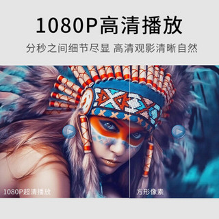 MERRYLE/恰星 S6投影仪家用便携式手机迷你高清1080P家庭影院卧室办公可侧投大屏电视投影机 AI智能语音版