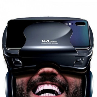 适用VR眼镜沉浸式3d影院VR女友AR眼镜手机AR眼镜头戴式 VR耳机款蓝光版有VR遥控+王者手柄