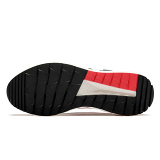 361°男鞋秋季潮流时尚网革拼接舒适透气耐磨缓震防滑潮搭休闲运动鞋 N 672036707羽毛白/辣橘红 42