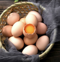 XISHIZHAI 喜食斋 桃园散养正宗土鸡蛋40枚 农家谷物虫草新鲜柴鸡蛋 笨鸡蛋