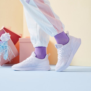 361度女鞋21年春季新款nfo科技舒适缓震耐磨青少年休闲鞋网面软垫易搭运动鞋f 玫瑰水色 玛瑙紫39 报价价格评测怎么样