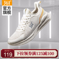 361° 男运动鞋夏季网面透气轻便户外休闲跑步鞋子 672116701F-1 40
