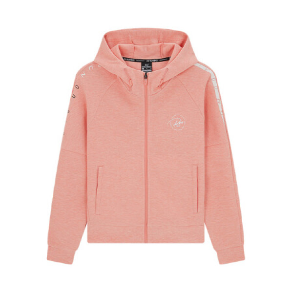 商品361运动卫衣女2021春季新款开襟卫衣 562112001a 春茉粉杂色 l