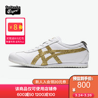 Onitsuka Tiger鬼塚虎鎏金环保再生休闲鞋MEXICO 66 1182A366-100 白色 39.5