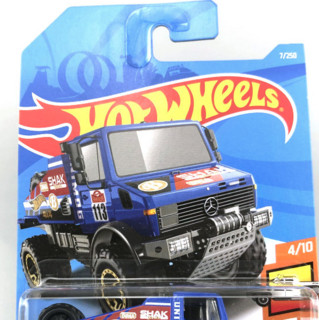 Hot Wheels 风火轮 1/64 C4982 奔驰乌尼莫克 7*3cm 蓝色