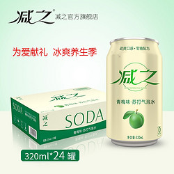 减之 青梅味汽泡水320ml*24罐