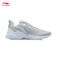 LI-NING 李宁 女士跑鞋 ARHR072 微晶灰/果粉绿-4 35