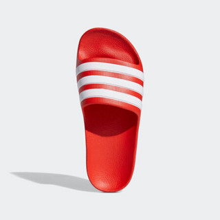 阿迪达斯官网 adidas ADILETTE AQUA K 小童游泳运动鞋EF1750 红色/亮白 31.5(190mm)