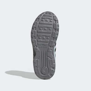 阿迪达斯官网 adidas NEBZED K 小童跑步运动鞋EG3930 亮白/侦探灰/1号黑色/浅绿 33(200mm)