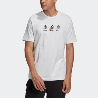 adidas 阿迪达斯 DISNEY TEE 男子运动T恤 GL2224 白/黑色 S