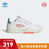 阿迪达斯官网 adidas 三叶草 SC PREMIERE W 女鞋经典运动鞋EF5918 亮白/浅紫 40.5(250mm)