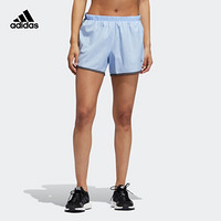 阿迪达斯官网 adidas M20 SHORT W 女装跑步运动短裤DZ2283 亮光黄 蓝/淡灰 A2XL4(170/84A)