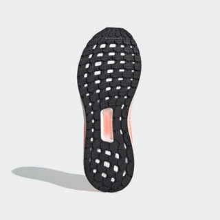 adidas 阿迪达斯 Ultraboost 20 中性跑鞋 EG0756 一号黑/白/信号珊瑚粉 36.5