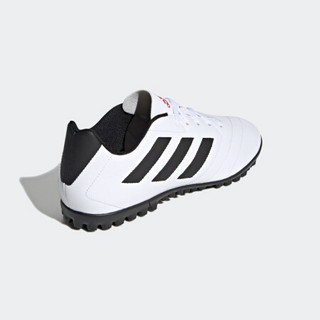阿迪达斯官网 Goletto VII TF男鞋硬人造草坪足球运动鞋FV8704 白色/黑色/红色 43(265mm)