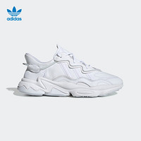 阿迪达斯官网 adidas 三叶草 OZWEEGO 男鞋经典运动鞋EE5704 亮白/一度灰/枣红/蓝色 40.5(250mm)