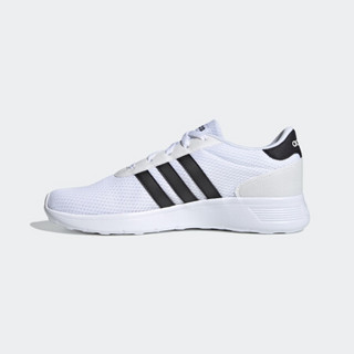 阿迪达斯官网 adidas neo LITE RACER 男女鞋低帮休闲运动鞋FX3484 亮白/1号黑色 44(270mm)