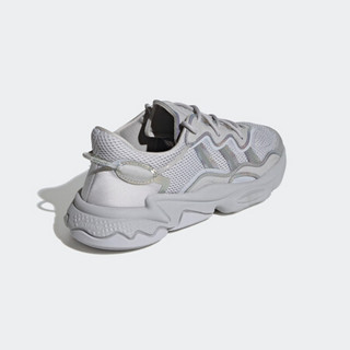 阿迪达斯官网 adidas 三叶草 OZWEEGO 男女经典运动鞋FV9656 淡灰/镭射银 46(285mm)