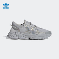 阿迪达斯官网 adidas 三叶草 OZWEEGO 男女经典运动鞋FV9656 淡灰/镭射银 35.5(215mm)