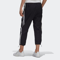 adidas 阿迪达斯 官网 adidas 三叶草 TAPE WV 7/8 PNT 男装运动裤GJ6744 黑色/白 XL(参考身高:188~192CM)