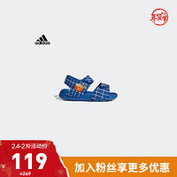 阿迪达斯官网 adidas ALTASWIM I 婴童游泳凉鞋EE9029 蓝/白/橙黄 25.5(150mm)