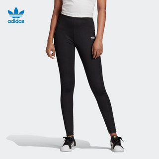 阿迪达斯官网 adidas 三叶草 TIGHT 女装秋季运动绑腿裤GK0694 黑色 40(参考身高:170~175CM)