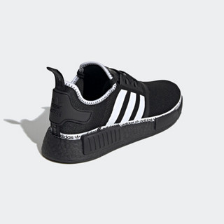 阿迪达斯官网 adidas 三叶草 NMD_R1 男女鞋经典运动鞋FV8729 一号黑/白 39(240mm)