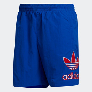 阿迪达斯官网 adidas 三叶草 TR SHORT 男装夏季运动短裤GL5131 皇家蓝/浅猩红 XL(参考身高:188~192CM)