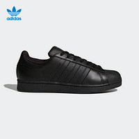 阿迪达斯官网adidas 三叶草SUPERSTAR FOUNDATION男女鞋经典运动鞋AF5666 1号黑色/1号黑色/1号黑色 36(220mm)