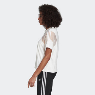 阿迪达斯官网 adidas 三叶草 SS T-SHIRT 女装夏季运动短袖T恤FU3851 白 36(参考身高:166~170CM)