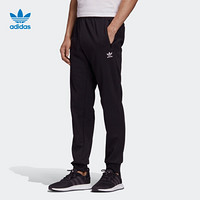 阿迪达斯官网 adidas 三叶草 ESSENTIAL TP 男装秋季运动裤GD2545 黑色 M(参考身高:179~185CM)