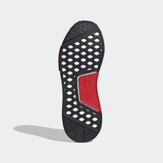 adidas ORIGINALS Nmd_ R1 中性休闲运动鞋 FY5356 白色/黑色/红色 37