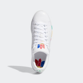 阿迪达斯官网 adidas 三叶草 STAN SMITH 男女经典运动鞋FY1146 白/红/蓝/绿 40(245mm)