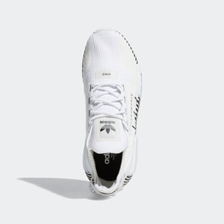 阿迪达斯官网 adidas 三叶草 NMD_R1.V2 男女经典运动鞋FY2105 白/一号黑/白 40(245mm)
