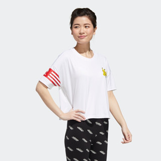 adidas 阿迪达斯 W PKMN CRP JRSY 宝可梦联名款 女子运动T恤 GN3005