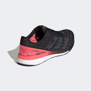 阿迪达斯官网 adidas adizero Boston 9 w女鞋跑步运动鞋EG4656 黑色/信号粉红/银色 39(240mm)