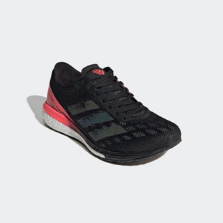 阿迪达斯官网 adidas adizero Boston 9 w女鞋跑步运动鞋EG4656 黑色/信号粉红/银色 39(240mm)