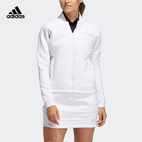 阿迪达斯官网 adidas QUILTING JK 女装冬季高尔夫运动夹棉夹克FS6333 白 A/L(170/92A)