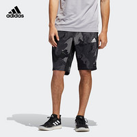 阿迪达斯官网 adidas CAMO SHORT 男装训练运动短裤GH5161 淡灰 A/2XL(185/96A)