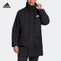 阿迪达斯官网 adidas UTILITAS PARKA 男装冬季户外运动棉服FT2462 黑色 A/S(175/92A)