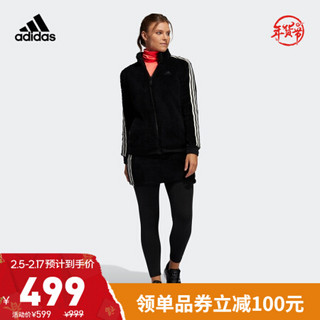 阿迪达斯官网 adidas BOA FLEECE 3P 女装高尔夫运动夹克外套GM1480 黑色/黑色/黑色 A/M(165/88A)