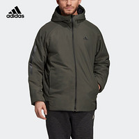 阿迪达斯官网 adidas BTS 3S HO JKT 男装冬季户外运动棉服DZ1399 深土地棕 A/3XL(190/112A)