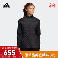 阿迪达斯官网 adidas FRSTGD JKT 女装冬季高尔夫运动羽绒服FT5950 黑色 A/L(170/92A)