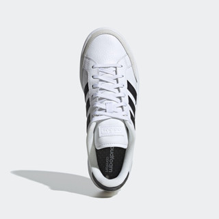 阿迪达斯官网adidas neo GRAND COURT SE男鞋休闲运动鞋FW3277 白/米白/黑 40.5(250mm)